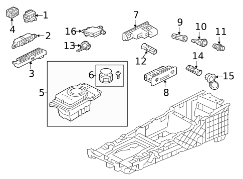 Parking Brake for 2017 Jaguar XE #1