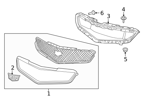 Grille & Components for 2017 Cadillac ATS #1