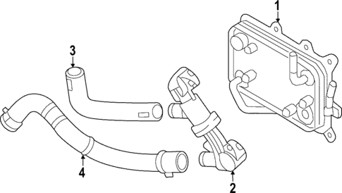 Trans Oil Cooler for 2025 Kia Sportage #0
