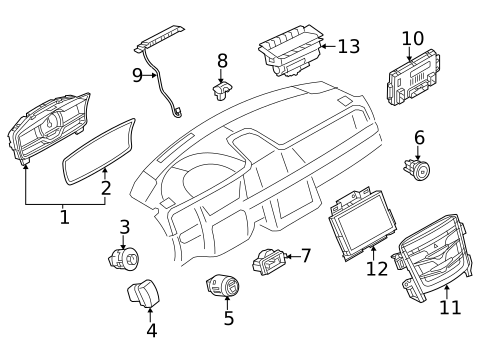 Ignition Lock for 2016 Lincoln MKS #0