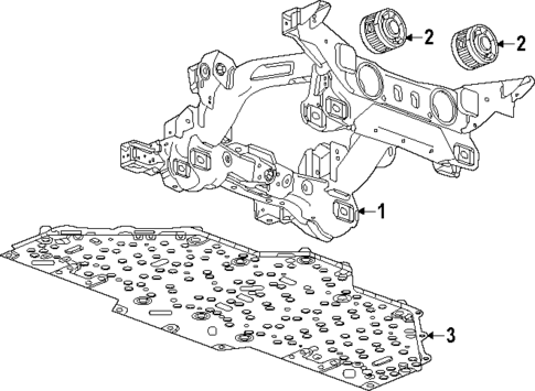 Suspension Mounting for 2024 Chevrolet Silverado EV #1