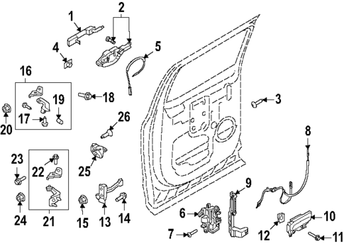 Lock & Hardware for 2025 Ford F-150 #1
