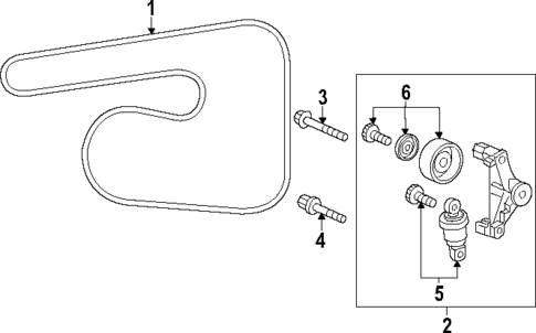 Belts & Pulleys for 2025 Honda CR-V #0