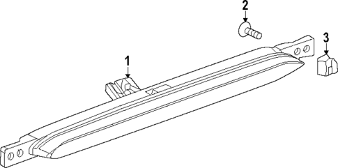 High Mounted Stop Lamp for 2024 Chevrolet Trax #0
