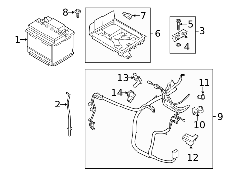 Flasher Units, Fuses, & Circuit Breakers for 2015 Lincoln MKZ #1