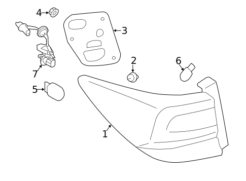 Tail Lamps for 2022 Subaru Impreza #1