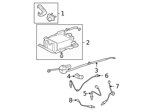Emission Components for 2007 Toyota RAV4 #0