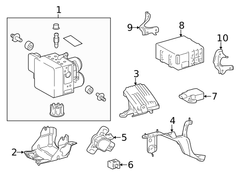 Anti-Lock Brakes for 2013 Lexus GS450h #0