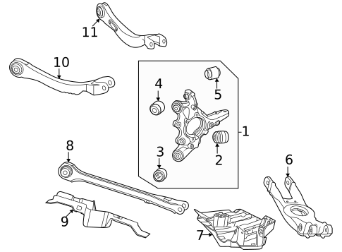 Rear Suspension for 2025 Mercedes-Benz S 500 #3