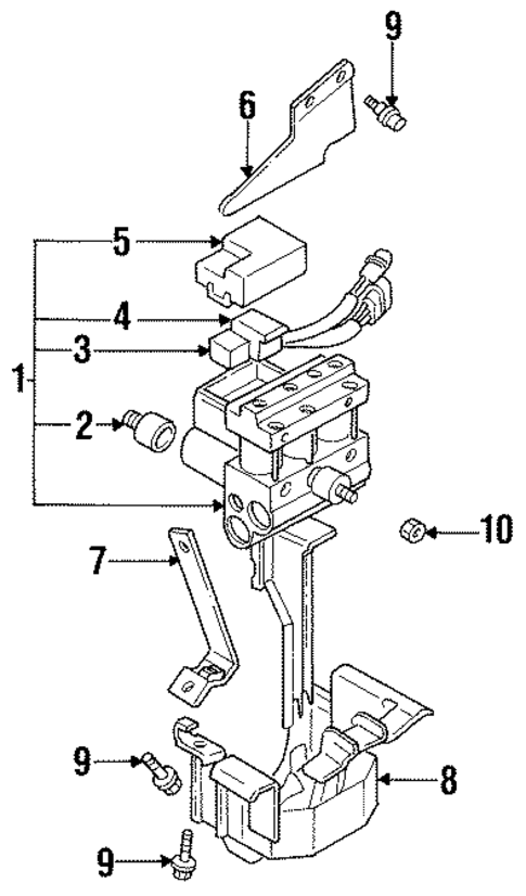Anti-Lock Brakes for 1993 Mitsubishi 3000GT #0