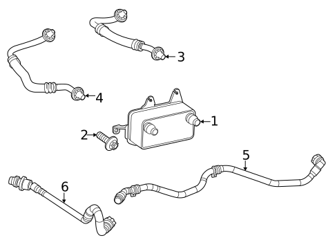 Trans Oil Cooler for 2021 Mercedes-Benz GLC43 AMG #0