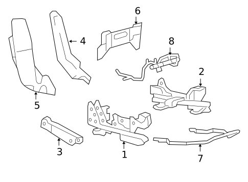 Tracks & Components for 2008 Ford F-150 #1