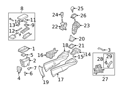 Parking Brake for 2010 Honda Civic #0