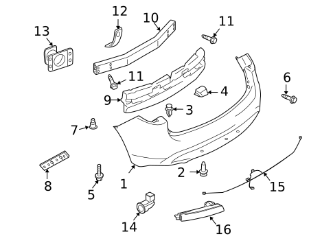 Parking Aid for 2010 INFINITI FX50 #1