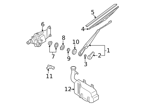 Wipers for 2004 Nissan Xterra #1