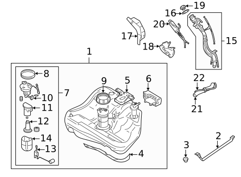 Fuel System Components for 2002 Mitsubishi Eclipse #0