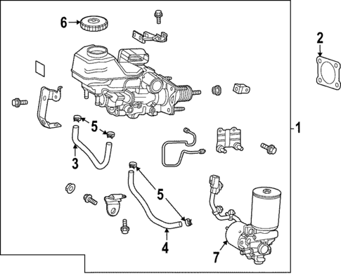 Hydraulic Booster for 2024 Lexus NX350h #0