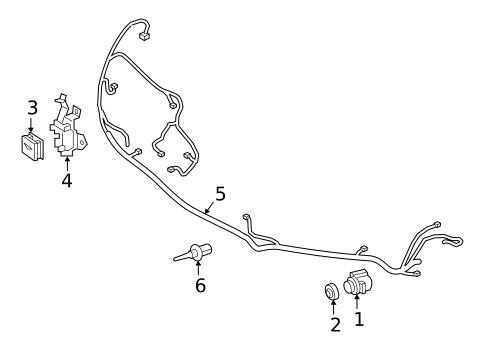 Electrical Components for 2021 Mercedes-Benz GLE350 #9