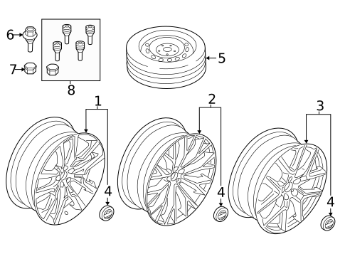 Wheels for 2025 Volvo XC60 #2