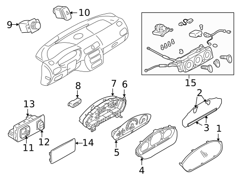 Switches for 2002 Mitsubishi Galant #0