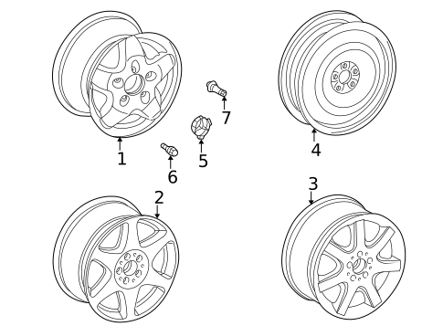 Wheels for 2003 Mercedes-Benz ML500 #0
