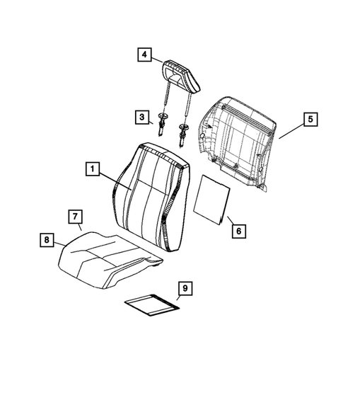 Front Seats - First Row for 2009 Dodge Caliber #2