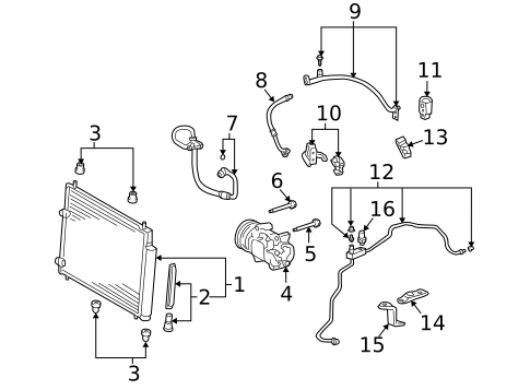 Switches & Sensors for 2009 Pontiac Vibe #1