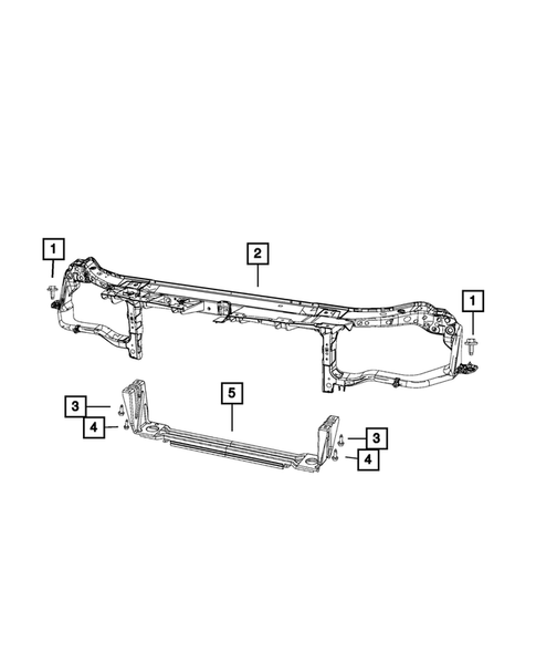 Radiator and Related Parts; Charge Air Cooler for 2017 Chrysler 300 #3