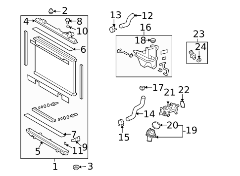 Powertrain Control for 2011 Lexus GS460 #3