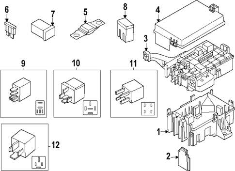 Fuse & Relay for 2025 Volvo EX30 #0