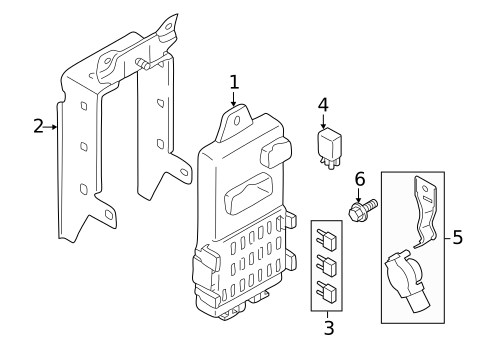 Electrical Components for 2005 Subaru Forester #1