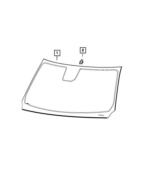 Glass and Interior Rearview Mirror for 2025 Chrysler Pacifica #5