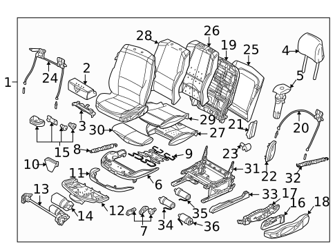 Power Seats for 2000 BMW 323Ci #0