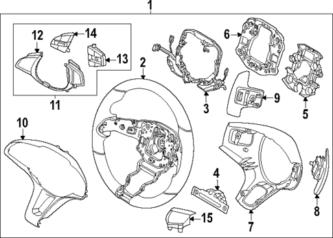 Steering Wheel & Trim for 2025 Genesis Electrified GV70 #0