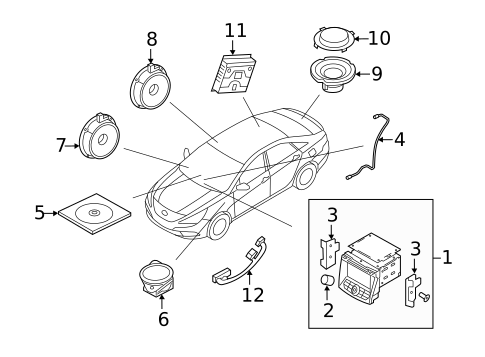 Navigation System for 2011 Hyundai Sonata #0