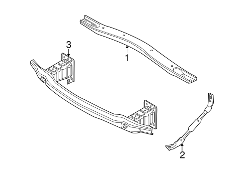 Radiator Support for 2008 BMW X5 #0