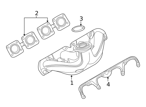 Exhaust Manifold for 2016 BMW X6 #0