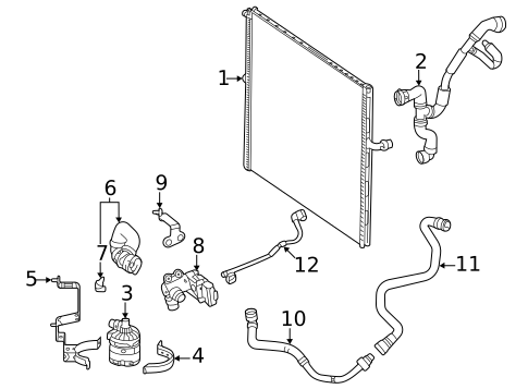 Intercooler for 2021 Mercedes-Benz GLE 53 AMG® #0