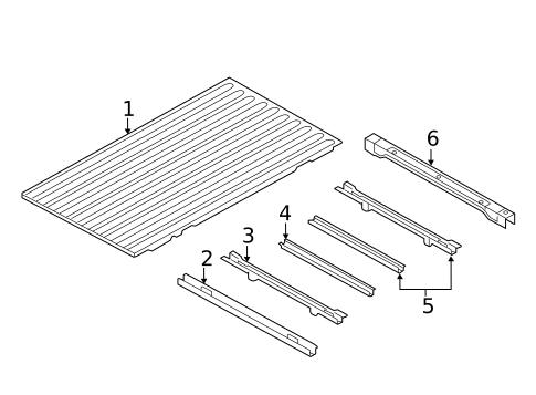 Floor - Pick UP Box for 2013 Ram 1500 #1