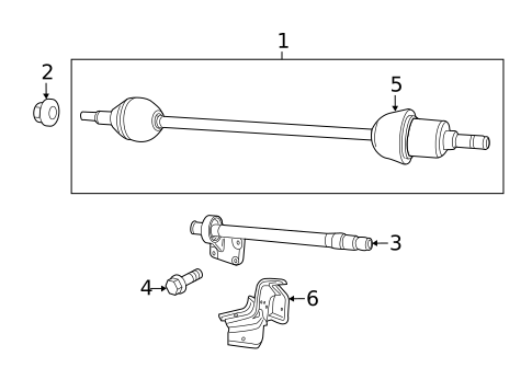 Drive Axles for 2011 Volkswagen Routan #0