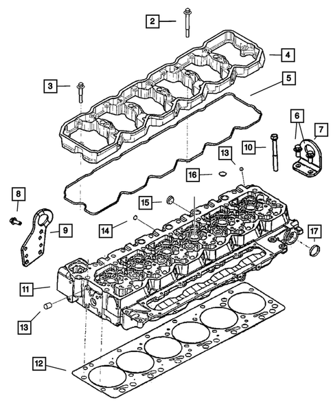 Cylinder Head for 2006 Dodge Ram 3500 #0