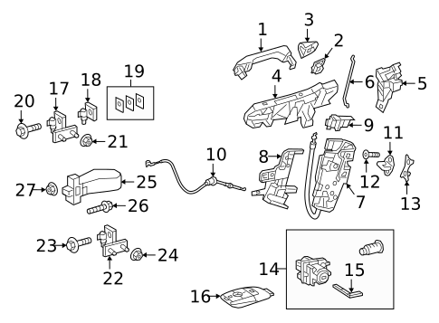 Lock & Hardware for 2016 Mercedes-Benz C 450 AMG® #3