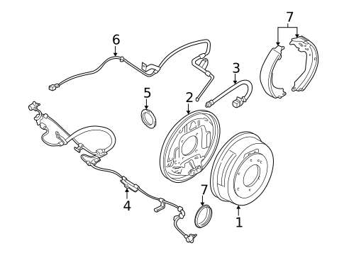 Rear Brakes for 2004 Nissan Xterra #0