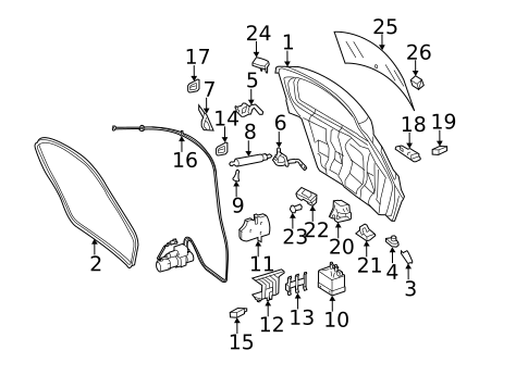 Liftgate for 2007 Mercedes-Benz R 63 AMG® #1