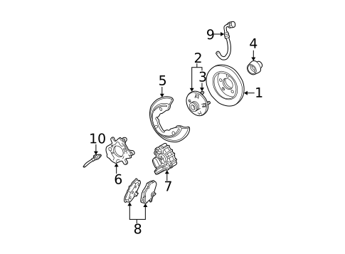 Brake Components for 2007 Ford Taurus #2