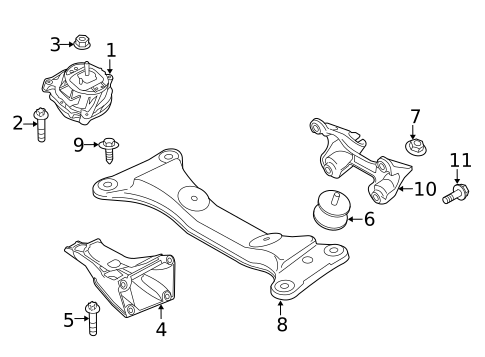 Engine & Trans Mounting for 2016 BMW 428i xDrive #0