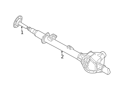 Axle Housing for 1993 Ford E-350 Econoline #0