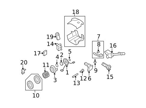 Switches, Solenoids & Actuators for 2009 Hummer H2 #0