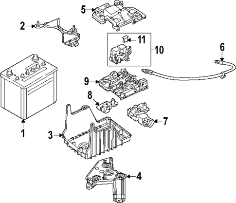 Battery for 2025 Mazda CX-70 #1