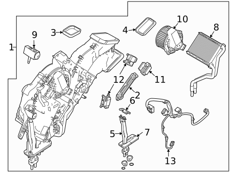 Motors, Core, Case & Related Components for 2010 Ford Flex #0